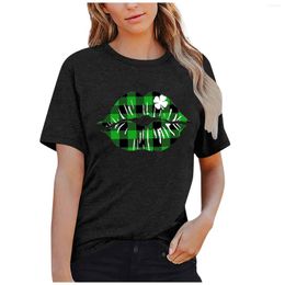 Women's Blouses St. Patrick's Day Top Women Kawaii Clothes And Tops Fashion For Work Plus Size Vintage Winter Shirt Blusas