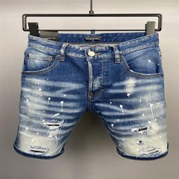 DSQ PHANTOM TURTLE Jeans Men Jean Mens Luxury Designer Skinny Ripped Cool Guy Causal Hole Denim Fashion Brand Fit Jeans Man Washed328u
