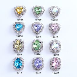 3D Bling Crystal Rhinestone Nail Art Accessories Jewellery Decoration DIY Craft Luxury Gemstones Alloy Art Nails Tips Design