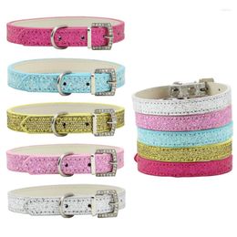 Dog Collars Pet Cat Collar Fashion Adjustable Sequin Kitten Neck Strap Accessories Supplies