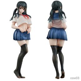 Action Toy Figures 25cm Sexy Uniforms Girl Anime Figure Two-Dimensional Undressable Girl Action Figures Adult Collection Model Doll Toys R230707