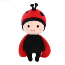 Stuffed Plush Animals Creative Plush Toys Cartoon Toy Baby Cute Ladybug Stuffed Toys Doll Kids Sleeping Dolls Birthday New Year Gift Christmas Present L230707