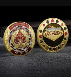 Arts and Crafts Red heart Commemorative coin Las Vegas commemorative medal