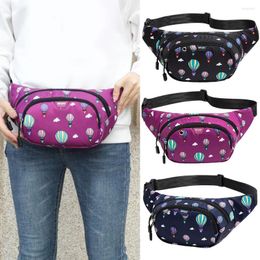 Outdoor Bags Men Women Casual Fanny Pack 4.5L Travel Phone Bag Oxford Cloth Large Capacity Multiple Pockets Running Sports Waist