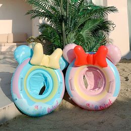 Sand Play Water Fun Cute Bowknot Baby Swim Ring Tube Inflatable Swimming Seat For Children Swimming Circle Float Pool Beach Water Play Toys 230706