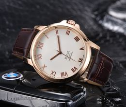 WristWatches for Men 2023 New Mens Watches Three stitches Quartz Watch Top Luxury Brand designer clock Leather Belt fashion Ome Montre de luxe DE V