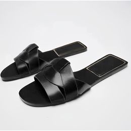 Slippers Fashion Brand Casual Women Outdoor Summer Sandals Beach Shoes Ladies Flip Flops Comfy Flat Woman Slides Big Size 230707