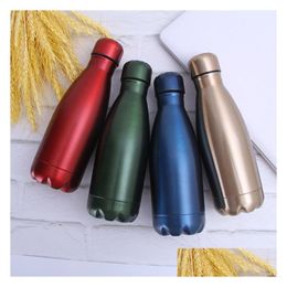 Water Bottles 350Macuum Cup Bottle Stainless Steel Cups Coke Shape Sport Insation Travel Mug T2I5330 Drop Delivery Home Garden Kitch Dh17A