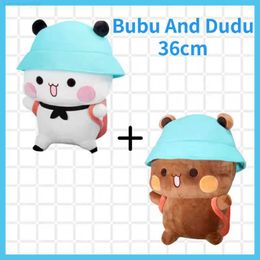 Stuffed Plush Animals Anime Bubu And Dudu Panda Plush Cute Cartoon Panda Bear Doll Fluffy Kawaii Stuffed Soft Pillow Decorations Toys For Kids Gifts L230707