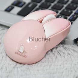 Mice Cute Rabbit Wireless Mouse Kawaii Cartoon Animal Design 3D Mice Ergonomic Silent Gaming Optical USB Mouse For Laptop Computer PC x0706