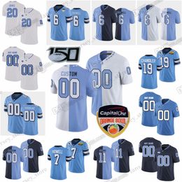 S-6XL North Carolina Tar Heels College Football Jerseys Pounds Rice Rolland Sutton Atkinson Bingley-Jones Cowan Evans Fox Harvey Hester Jr. Custom Stitched