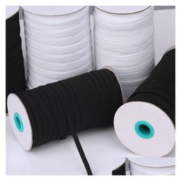 Fabric And Sewing 5Mm/ M /6Mm Elastic Rope Of Mask Ear Belt Band Polyester Running Flat T2I5890 Drop Delivery Home Garden Textiles Dhtjr