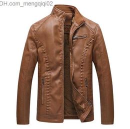 Men's Jackets Winter Leather Jacket Men Super Warm Lining PU Jackets Black Plus Size 6XL Business Casual Mens Coats Male Z230710