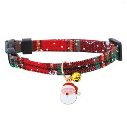 Dog Collars Christmas Pet Collar With Buckle And Small Bell Gift For Lovers