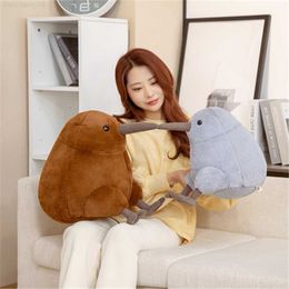 Stuffed Plush Animals 30/40CM Simulation Plush Animal Insect Series Forest Kiwi Girl Pillow Creative Home Decoration Stuffed Full Plush Toys L230707