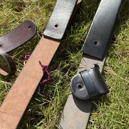 Belts 38cm wide top thick cowhide belt without belt buckle Ceinture waist belt suitable for smooth belt buckle 95125CM male belt Z230707