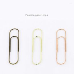 100mm Super Large Paper Clip Electroplating Imitation Gold Rose Bronze Multifunctional Stationery Bookmark Shool Stationary