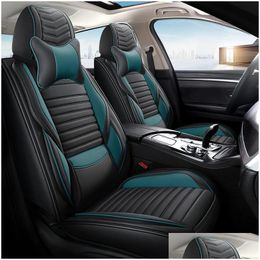 Car Seat Covers Pu Leather Cushion For 1 3 4 5 X1 X3 X4 X5 Gt 320I M 330I Suv Special Fit Most Seats Ers Drop Delivery Mobiles Motor Dhumo