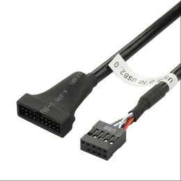 Epacket USB Cable Pin Housing Male to Motherboard 20Pin Header Female Cable303q308a