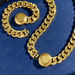 Luxury Medusa Necklace Womens Designer Bracelet Love Jewellery Fashion Wide Chain Gold Greece Style necklace For Men Deluxe Bracelets Box Hot