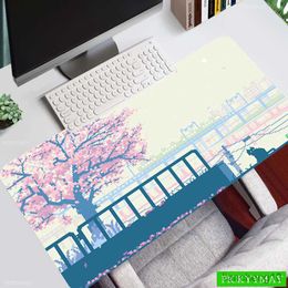 Mouse Pads Wrist Pixel Sence Art Cute Mouse Pad Gamer Pad Big Gaming Mousepad Mouse Mat Keyboard Mat Desk Mat Table Carpet Laptop Pad R230707