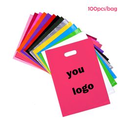 Other Event Party Supplies Customised Plastic Bag For Gift Shopping Poly Packaging Printed Custom Business Handle BagsPrinting Fee Is Not Included 230706