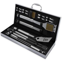 BBQ Grills 16 pieces Stainless Steel Grill Tool Set By 230706