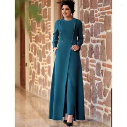 Ethnic Clothing 990407003 Muslim Women's Evening Dress Banquet Middle-aged Two-piece Suit Worship Robe