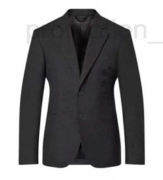 Men's Suits & Blazers Designer mens Western clothing Jacquard letters autumn luxury outwear coat slim fit casual print Male fashion dress suit EOMG