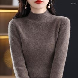 Women's Sweaters CNACNOO Autumn Winter Clothes Women Sweater Woman Knitted Fashion Turtleneck Loose Pullover