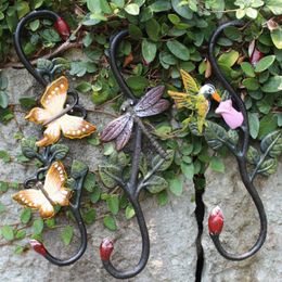 Hooks Hanging Hook Animal Pattern S-shaped Wrought Iron Decorative For Patio