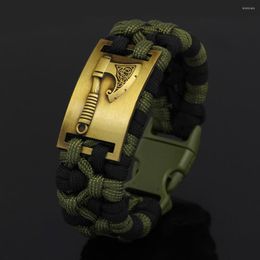 Bangle Handmade Nordic Jewellery Viking Axe Paracord Bracelet With Gift Bag