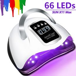 Nail Dryers SUN X11 Max UV Drying lamp Nail Lamp for Drying Nails Gel Polish With Motion sensing Professional UV Lampe for Manicure Salon 230706