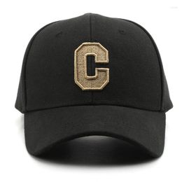 Ball Caps Women's Cap Spring And Autumn Baseball C Embroidery Snapback Travel Men's Outdoor Street Sun Protection Hat