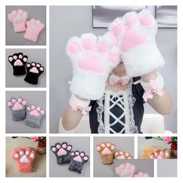 Other Festive Party Supplies Y The Maid Cat Mother Cats Claw Glove Cosplay Accessories Costume Plush Gloves Paw Partys Supplieszc9 Dhbrx