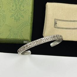 Europe America Fashion Style Bracelets Women Bangle Luxury Designer Jewellery Silver Plated Wedding Lovers Gift Bangles With Box