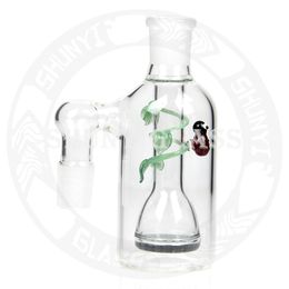 Ash Catcher for Glass bong Hookah 14mm 18mm Male female 45 & 90 Degree Smoking Accessories with Showerhead Perc Smoke Water Pipe Oil Rigs Tobacco Accessory