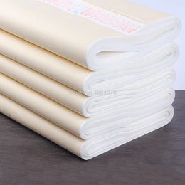 Notepads 100pcs Xuan Paper Chinese SemiRaw Rice For Painting Calligraphy Or Handicraft Supplies 34xcm 230706