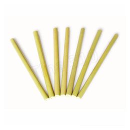 Drinking Straws Natural Yellow Bamboo St Reusable 20Cm Organic Green Sts Party Birthday Wedding Baby Feeding 4930 Drop Delivery Home Dhtme