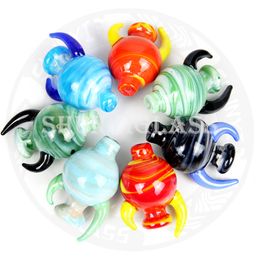 Bullet Glass cap hookah Made by Imported America Glass Bubble Dab with Round Ball Thick Colourful Hookahs Universal Caps Quartz Bangers Manufacturer Wholesaler