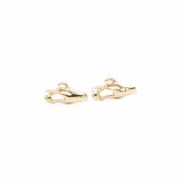 Jewellery Classic Hand Stud Earrings With Elegant Movements For Holding The Ball Three Colour Suitable Women Drop Delivery Part Dhukp