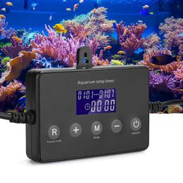 Aquariums Lighting Aquarium Intelligent LED Light 1224V Adjustment Fish Tank Lamp Dimming Controller Timer Modulator 230706