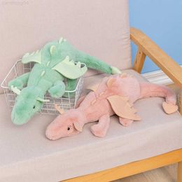 Stuffed Plush Animals 5Colors 50CM Soft Plush Toy Snow Dragon Colorful Dinosaur Stuffed Animal Pillow Soft Doll Toys Birthday Gift for Children Boys L230707