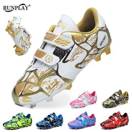 Safety Shoes Kids Soccer FGTF School Football Boots Boys Girls Cleats Grass Sneakers Child Outdoor Athletic Training Sports Footwear 230707