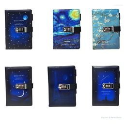 Locking Journal Notebook Starry Digital Codebook Recording Memories Gift