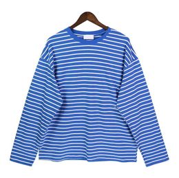 Fashion Mens T-Shirts designer Stripe Pattern shirt casual Tshirt cotton Long sleeve Autumn T-shirt