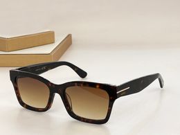 Havana Brown Square Sunglasses Men Women Vintage Sunnies Gafas de sol Designer Sunglasses Occhiali da sole UV400 Protection Eyewear