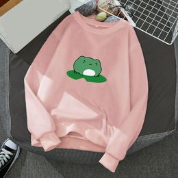 Women's Hoodies Pullovers Fun Graphic Print Round Neck Long Sleeve Sweatshirt Tops Womens Sweaters