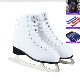Ice Skates Professional Winter Adult Children Thermal Warm Thicken Figure Shoes Patins With Blade Waterproof Skating Sneakers 230706