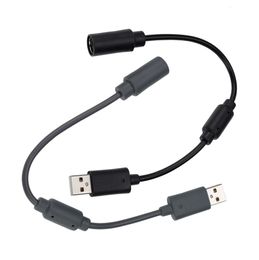 Other Accessories USB Breakaway Cable Adapter Cord Replacement For Xbox 360 Wired Game Controller Accessories Connection Converter 230706